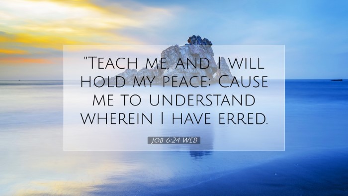 Picture 07 - Job 6:24 WEB Desktop Wallpaper - 