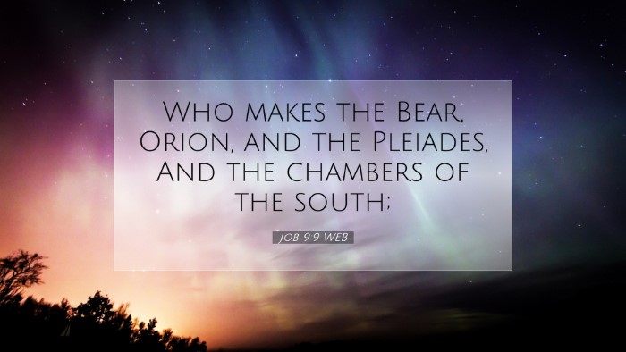 Picture 07 - Job 9:9 WEB Desktop Wallpaper - Who makes the Bear, Orion, and the Pleiades, And - Desktop Bible Verse Wallpaper