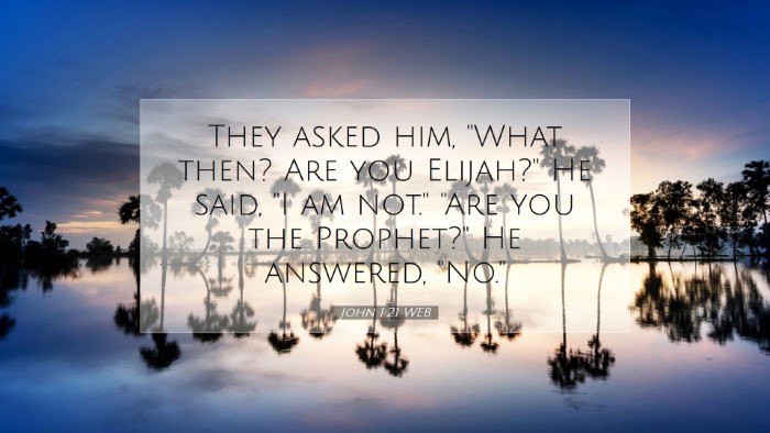 Picture 07 - John 1:21 WEB Desktop Wallpaper - They asked him, 