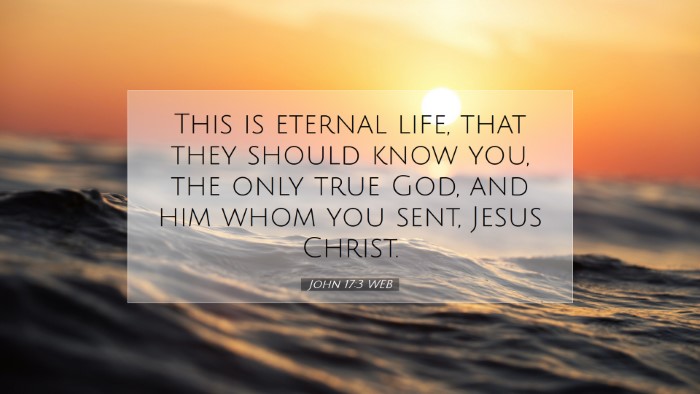 Picture 07 - John 17:3 WEB Desktop Wallpaper - This is eternal life, that they should know you, - Desktop Bible Verse Wallpaper