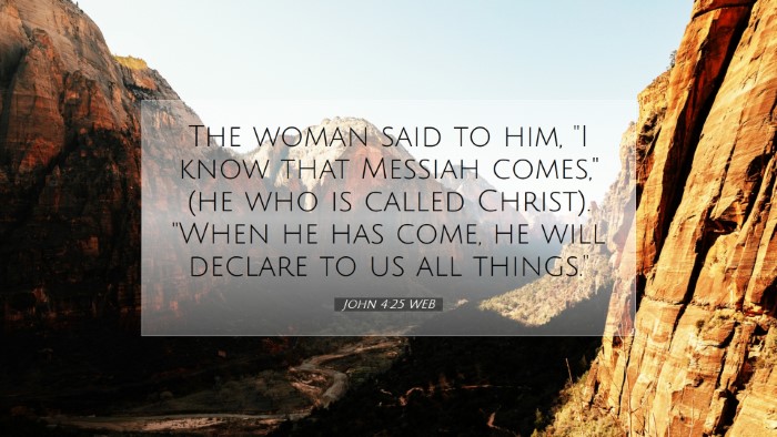 Picture 07 - John 4:25 WEB Desktop Wallpaper - The woman said to him, 