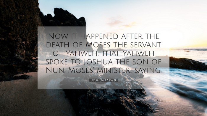 Picture 07 - Joshua 1:1 WEB Desktop Wallpaper - Now it happened after the death of Moses the - Desktop Bible Verse Wallpaper