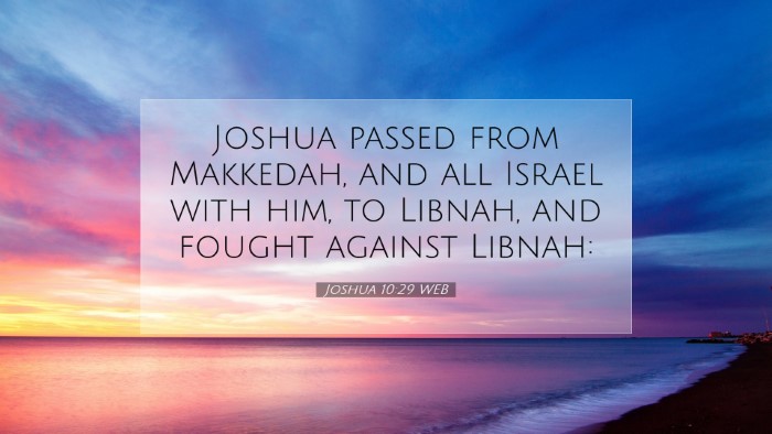 Picture 07 - Joshua 10:29 WEB Desktop Wallpaper - Joshua passed from Makkedah, and all Israel with - Desktop Bible Verse Wallpaper