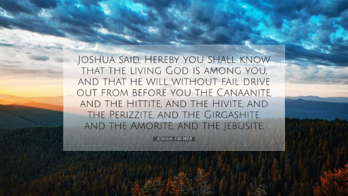 Picture 07 - Joshua 3:10 WEB Desktop Wallpaper - Joshua said, Hereby you shall know that the - Desktop Bible Verse Wallpaper