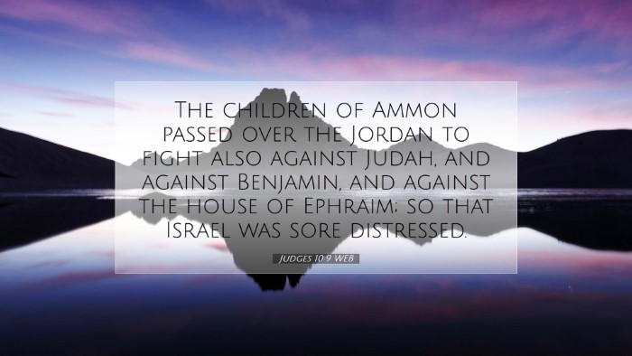 Picture 07 - Judges 10:9 WEB Desktop Wallpaper - The children of Ammon passed over the Jordan to - Desktop Bible Verse Wallpaper