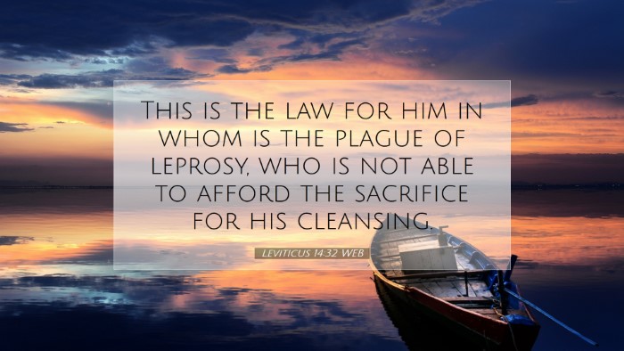Picture 07 - Leviticus 14:32 WEB Desktop Wallpaper - This is the law for him in whom is the plague of - Desktop Bible Verse Wallpaper