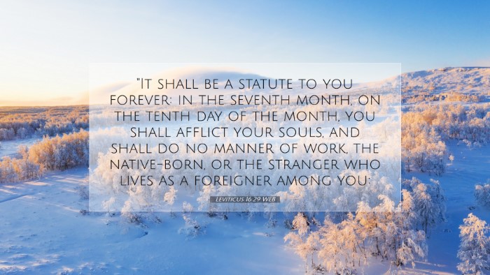 Picture 07 - Leviticus 16:29 WEB Desktop Wallpaper - 