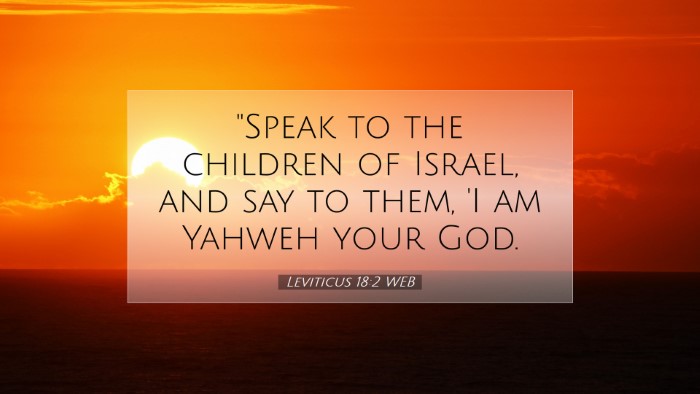 Picture 07 - Leviticus 18:2 WEB Desktop Wallpaper - 