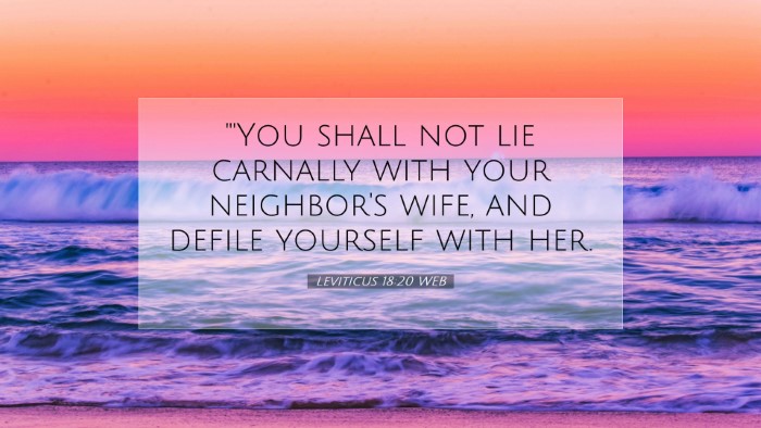 Picture 07 - Leviticus 18:20 WEB Desktop Wallpaper - 