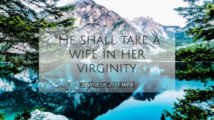 Picture 07 - Leviticus 21:13 WEB Desktop Wallpaper - 