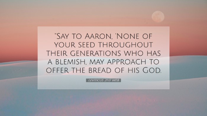 Picture 07 - Leviticus 21:17 WEB Desktop Wallpaper - 