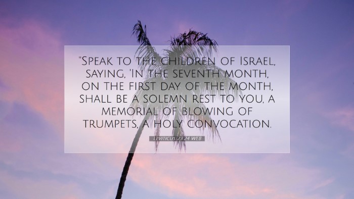 Picture 07 - Leviticus 23:24 WEB Desktop Wallpaper - 