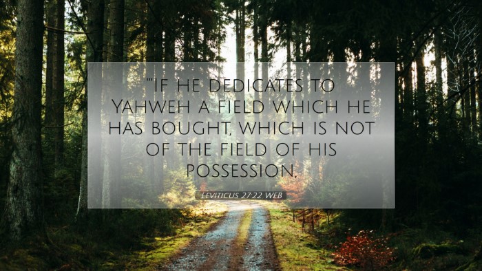 Picture 07 - Leviticus 27:22 WEB Desktop Wallpaper - 