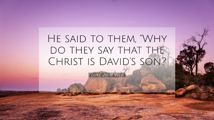 Picture 07 - Luke 20:41 WEB Desktop Wallpaper - He said to them, 