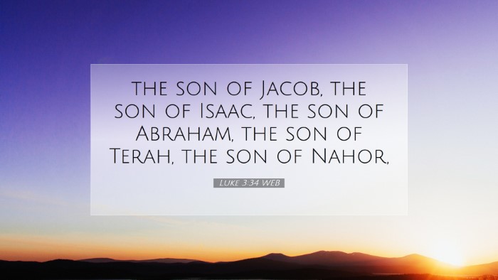 Picture 07 - Luke 3:34 WEB Desktop Wallpaper - the son of Jacob, the son of Isaac, the son of - Desktop Bible Verse Wallpaper
