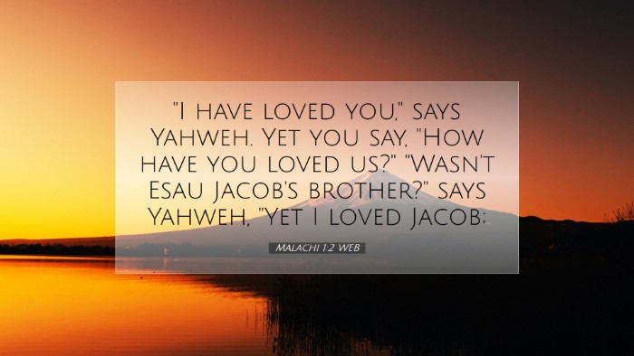 Picture 07 - Malachi 1:2 WEB Desktop Wallpaper - 