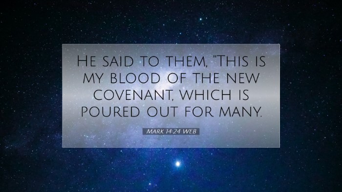 Picture 07 - Mark 14:24 WEB Desktop Wallpaper - He said to them, 