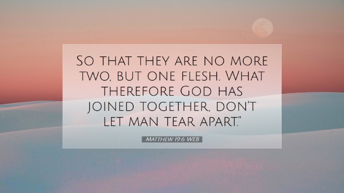 Picture 07 - Matthew 19:6 WEB Desktop Wallpaper - So that they are no more two, but one flesh. What - Desktop Bible Verse Wallpaper