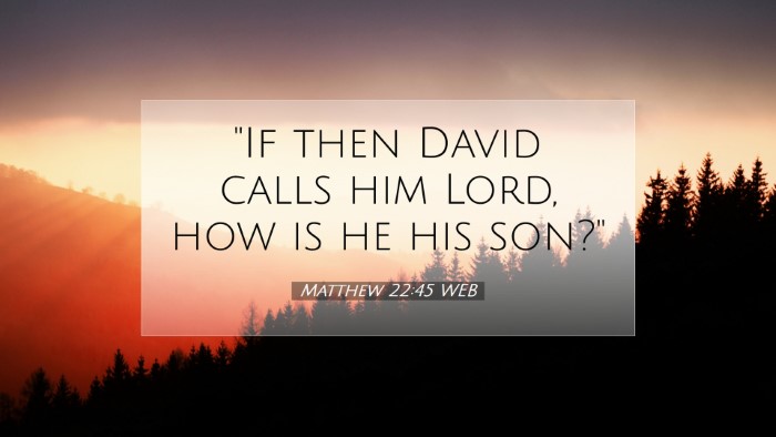 Picture 07 - Matthew 22:45 WEB Desktop Wallpaper - 