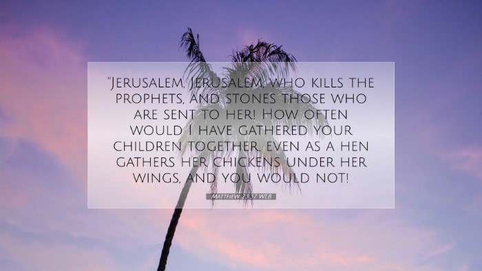 Picture 07 - Matthew 23:37 WEB Desktop Wallpaper - 