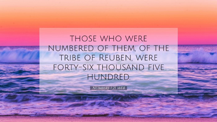 Picture 07 - Numbers 1:21 WEB Desktop Wallpaper - those who were numbered of them, of the tribe of - Desktop Bible Verse Wallpaper