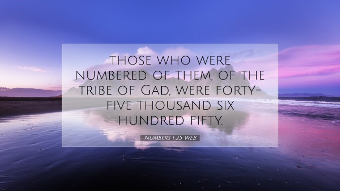 Picture 07 - Numbers 1:25 WEB Desktop Wallpaper - those who were numbered of them, of the tribe of - Desktop Bible Verse Wallpaper