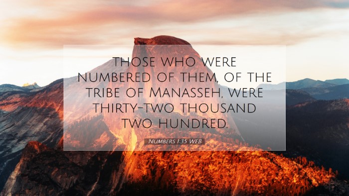 Picture 07 - Numbers 1:35 WEB Desktop Wallpaper - those who were numbered of them, of the tribe of - Desktop Bible Verse Wallpaper