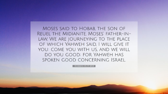 Picture 07 - Numbers 10:29 WEB Desktop Wallpaper - Moses said to Hobab, the son of Reuel the - Desktop Bible Verse Wallpaper