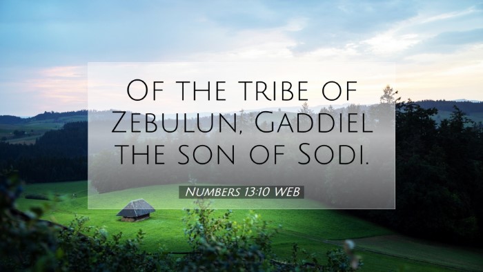 Picture 07 - Numbers 13:10 WEB Desktop Wallpaper - Of the tribe of Zebulun, Gaddiel the son of - Desktop Bible Verse Wallpaper