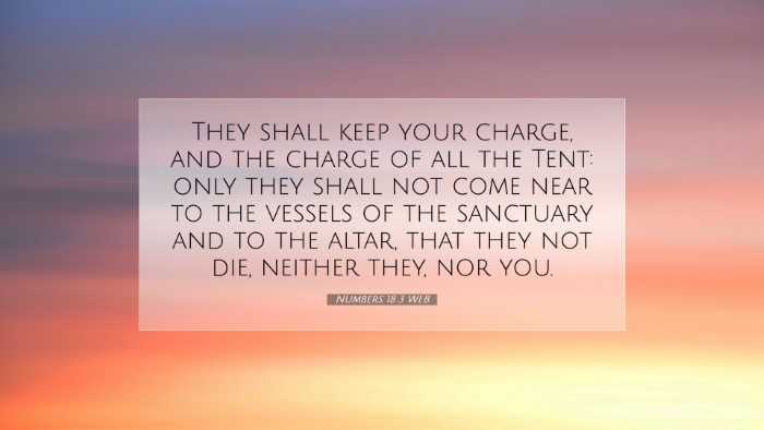 Picture 07 - Numbers 18:3 WEB Desktop Wallpaper - They shall keep your charge, and the charge of - Desktop Bible Verse Wallpaper