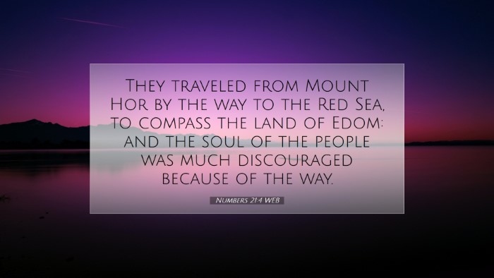 Picture 07 - Numbers 21:4 WEB Desktop Wallpaper - They traveled from Mount Hor by the way to the - Desktop Bible Verse Wallpaper