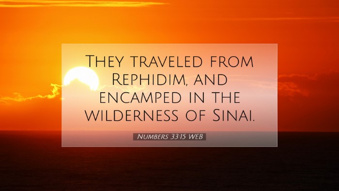 Picture 07 - Numbers 33:15 WEB Desktop Wallpaper - They traveled from Rephidim, and encamped in the - Desktop Bible Verse Wallpaper
