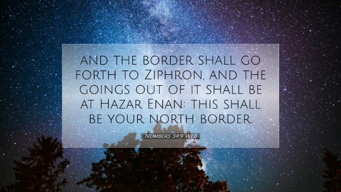 Picture 07 - Numbers 34:9 WEB Desktop Wallpaper - and the border shall go forth to Ziphron, and the - Desktop Bible Verse Wallpaper