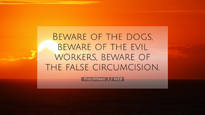 Picture 07 - Philippians 3:2 WEB Desktop Wallpaper - Beware of the dogs, beware of the evil workers, - Desktop Bible Verse Wallpaper