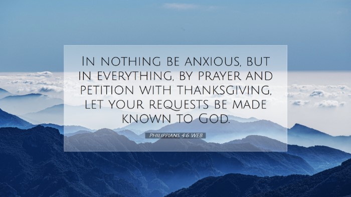 Picture 07 - Philippians 4:6 WEB Desktop Wallpaper - In nothing be anxious, but in everything, by - Desktop Bible Verse Wallpaper