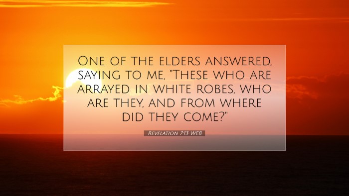 Picture 07 - Revelation 7:13 WEB Desktop Wallpaper - One of the elders answered, saying to me, 