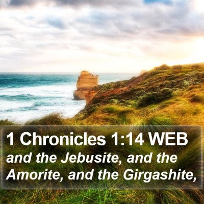 1 Chronicles 1:14 WEB Bible Verse Image