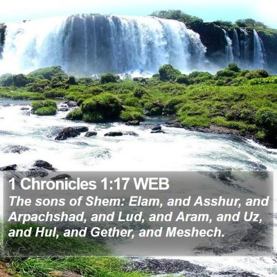 1 Chronicles 1:17 WEB Bible Verse Image