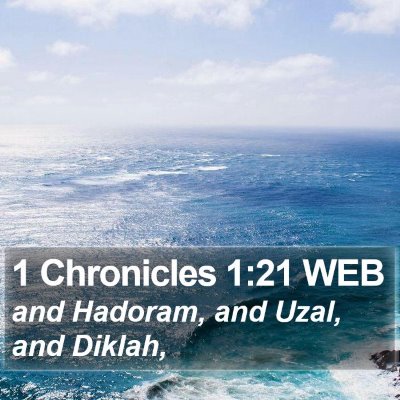 1 Chronicles 1:21 WEB Bible Verse Image