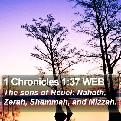 1 Chronicles 1:37 WEB Bible Verse Image