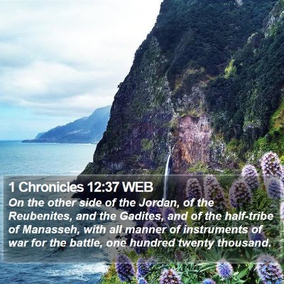 1 Chronicles 12:37 WEB Bible Verse Image