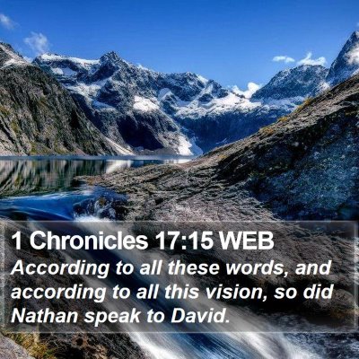 1 Chronicles 17:15 WEB Bible Verse Image