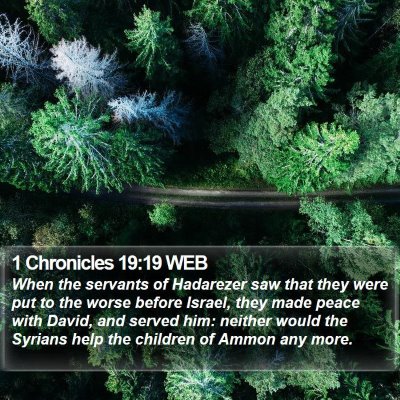 1 Chronicles 19:19 WEB Bible Verse Image