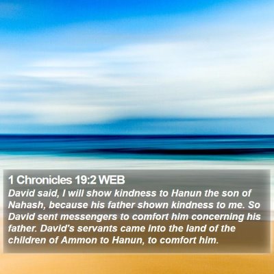 1 Chronicles 19:2 WEB Bible Verse Image