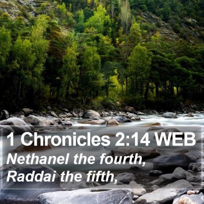1 Chronicles 2:14 WEB Bible Verse Image