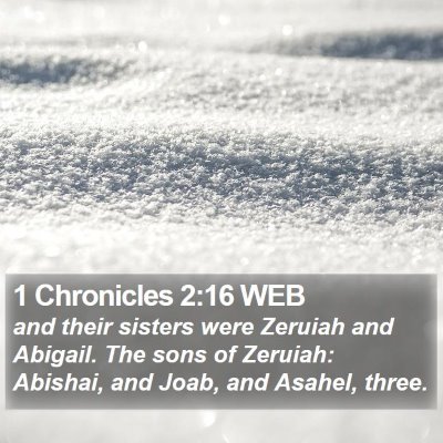 1 Chronicles 2:16 WEB Bible Verse Image