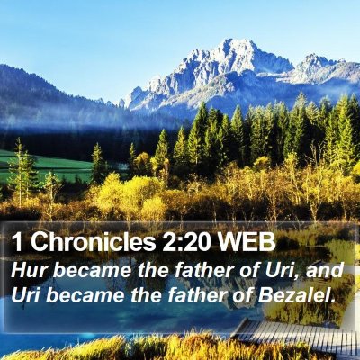 1 Chronicles 2:20 WEB Bible Verse Image