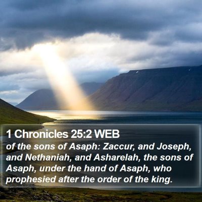 1 Chronicles 25:2 WEB Bible Verse Image