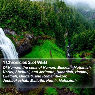 1 Chronicles 25:4 WEB Bible Verse Image