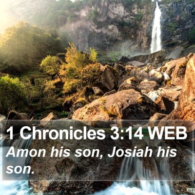 1 Chronicles 3:14 WEB Bible Verse Image